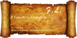 Flasch Lizandra névjegykártya